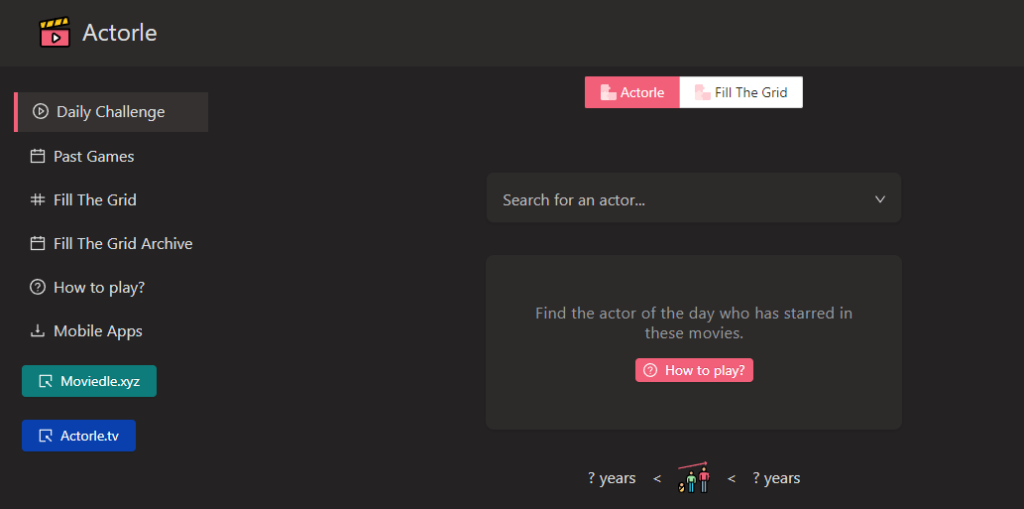 Play Actorle Online
